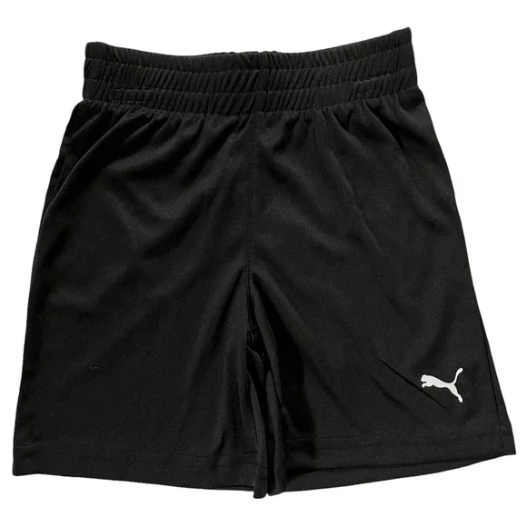 Puma Toddler Boys T-Shirt & Shorts Sporty Outfit Set Size 2T Black Blue Green - Picture 3 of 5